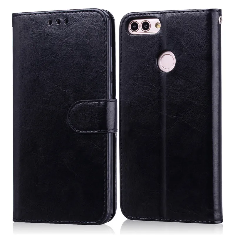 for huawei p smart 2018 case fig lx1 soft tpu luxury leather wallet flip case for huawei p smart fig lx1 phone case 5 65 inch free global shipping