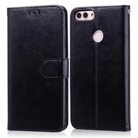 For Huawei Smart 2018 Case FIG-LX1 Soft TPU Luxury Leather Wallet Flip Case For Huawei Smart FIG-LX1 Phone Case 5 65 inch