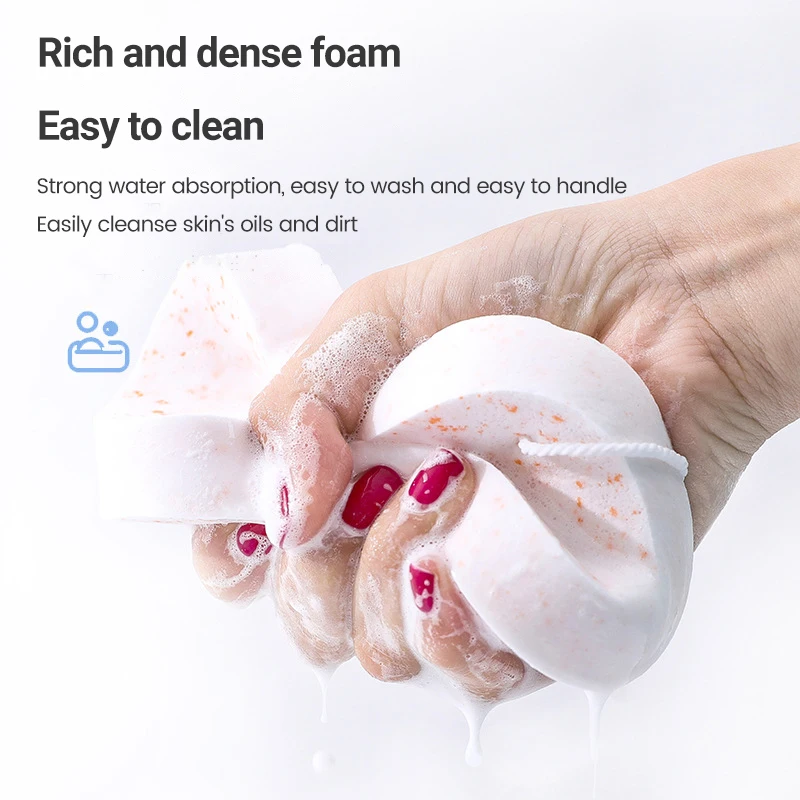 3/6 шт. круглые губки из целлюлозы для снятия макияжа