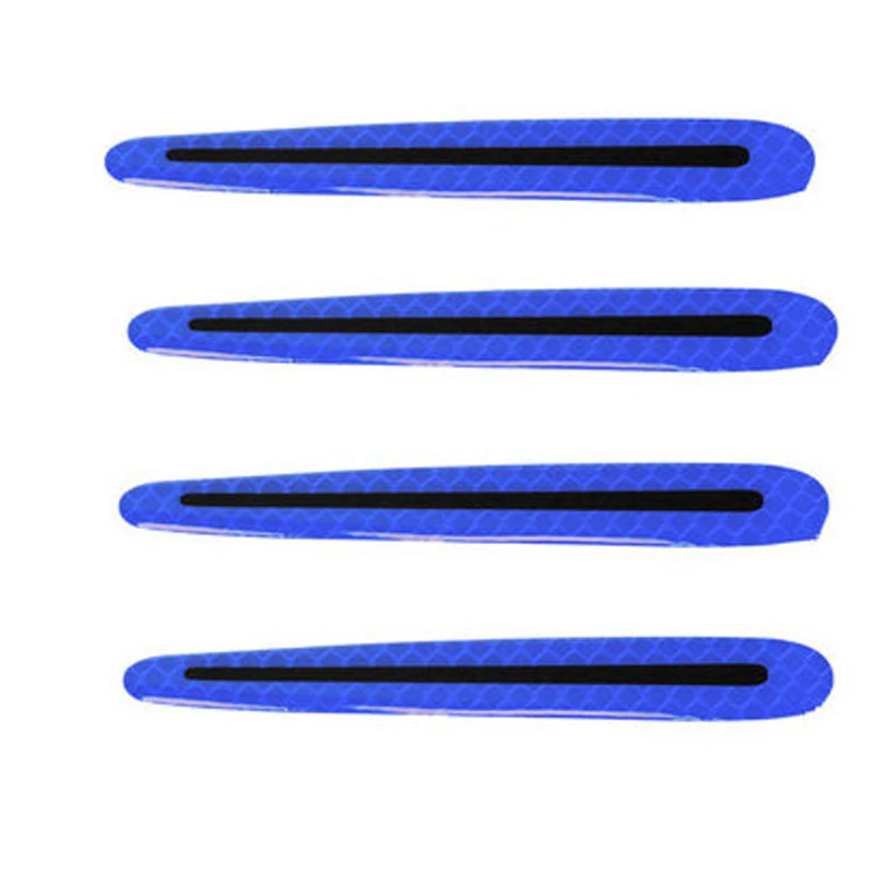 

4 шт./1 комплект, светоотражающие универсальные наклейки на дверную ручку автомобиля