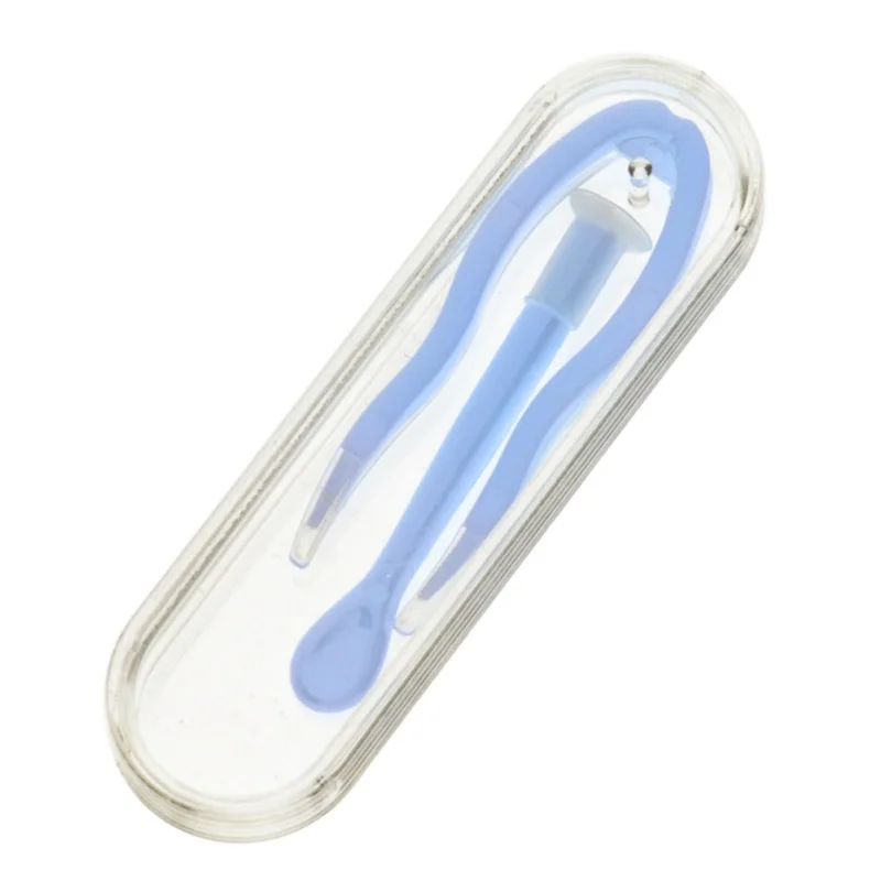 

2PCS/Set Eye Care Contact Lenses Inserter Remover Silicone Soft Tip Tweezer Stick Case Set Contact Lenses Wearing Tool Kit