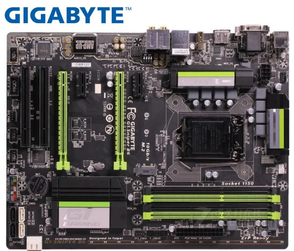 Материнская плата Gigabyte для настольных ПК G1.Sniper B6 LGA 1150 DDR3 32 Гб|Материнские платы| |