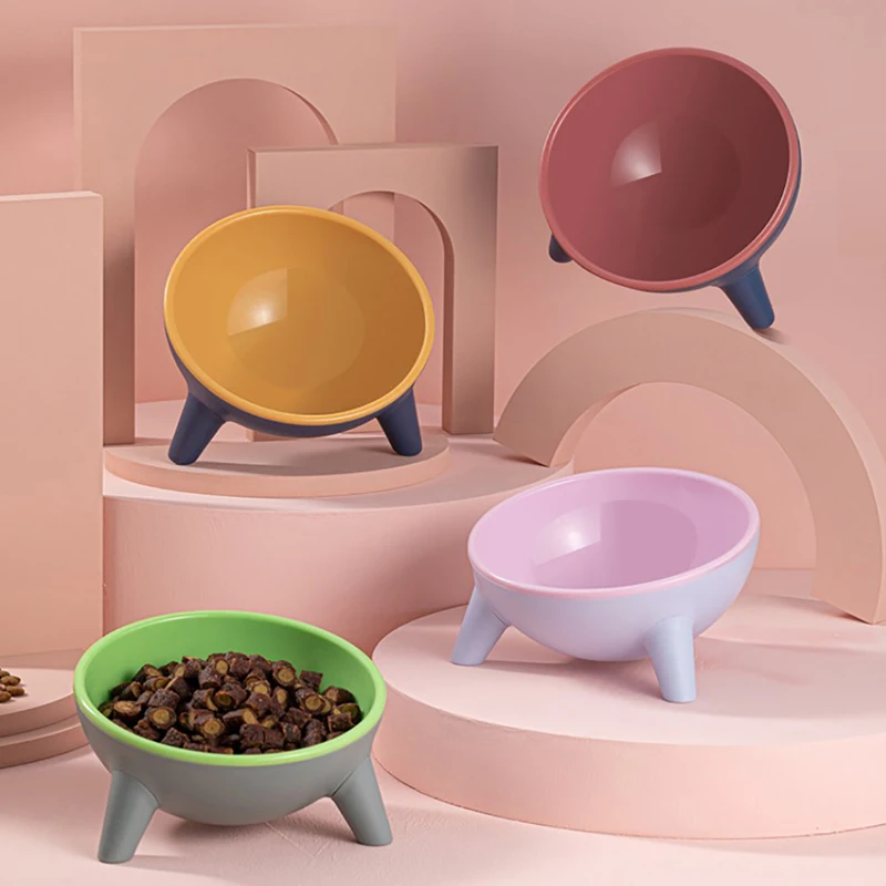 

Cat Bowl High Foot Dog Bowl Cat Pet Food Water Bowl Pet Cup Pet Feeder Bowl Pets Supply