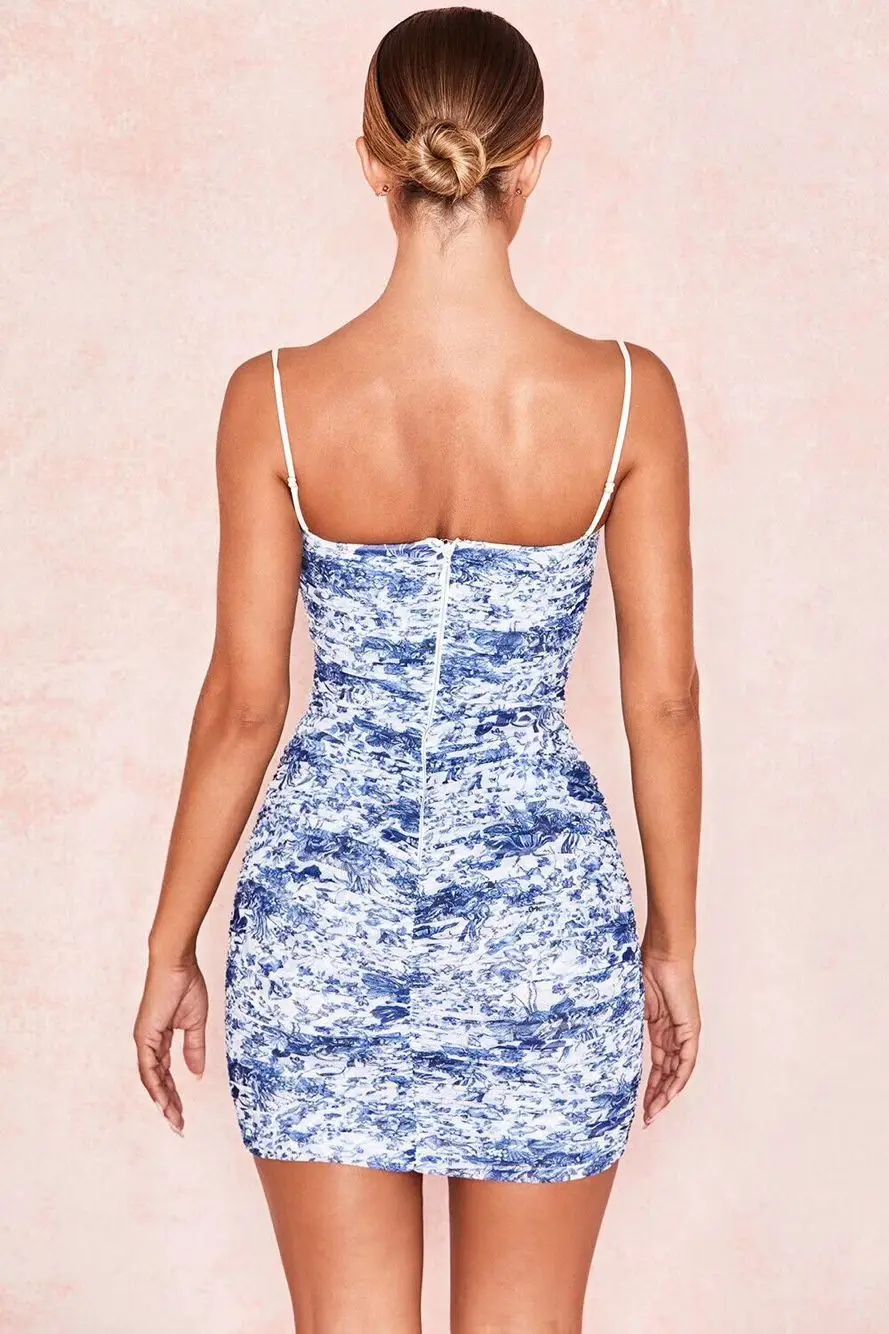 

Top Quality Sexy Women Slip Mini Dress Show Celebrity Evening Party Dress
