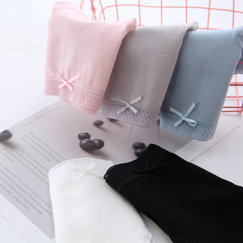 2019 Girls Cotton Panties Teenages Underwear Children Soft Mid Waist Briefs Casual Young Majtki Dziewczynka | Мать и ребенок