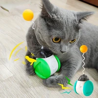 squeaky tumbler toy for cats kitten with bird calling interactive swing chasing cat toy with catnip pet products dropshipping