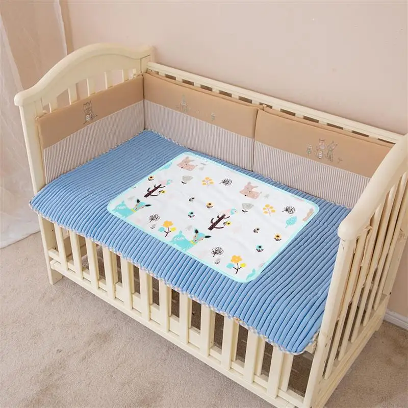 

1Pc Cotton Changing Pad Washable Reusable Changing Cushion Adorable Layers Mat