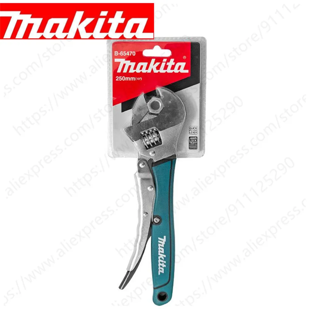 Makita B-65470 Adjustable Wrench Opening Multifunctional Universal Lock Pliers Manual Clamp Fixed Dual-use Adjustable Wrench
