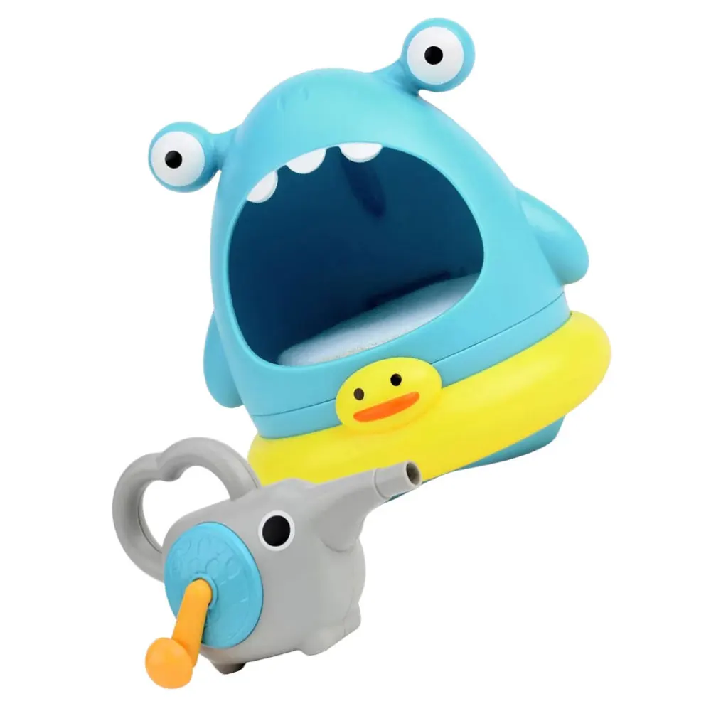 

2Pcs Shark Shape Bubble Machine Creative Bubble Maker Fun Toy Kids Bath Toy