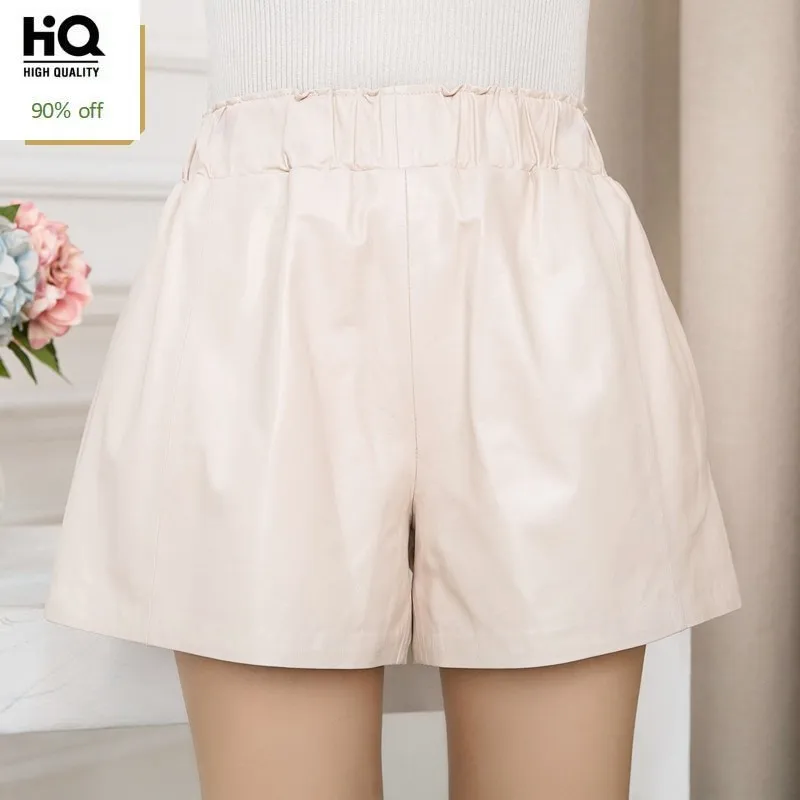 Высококачественные женские короткие штаны с эластичной резинкой на талии 8