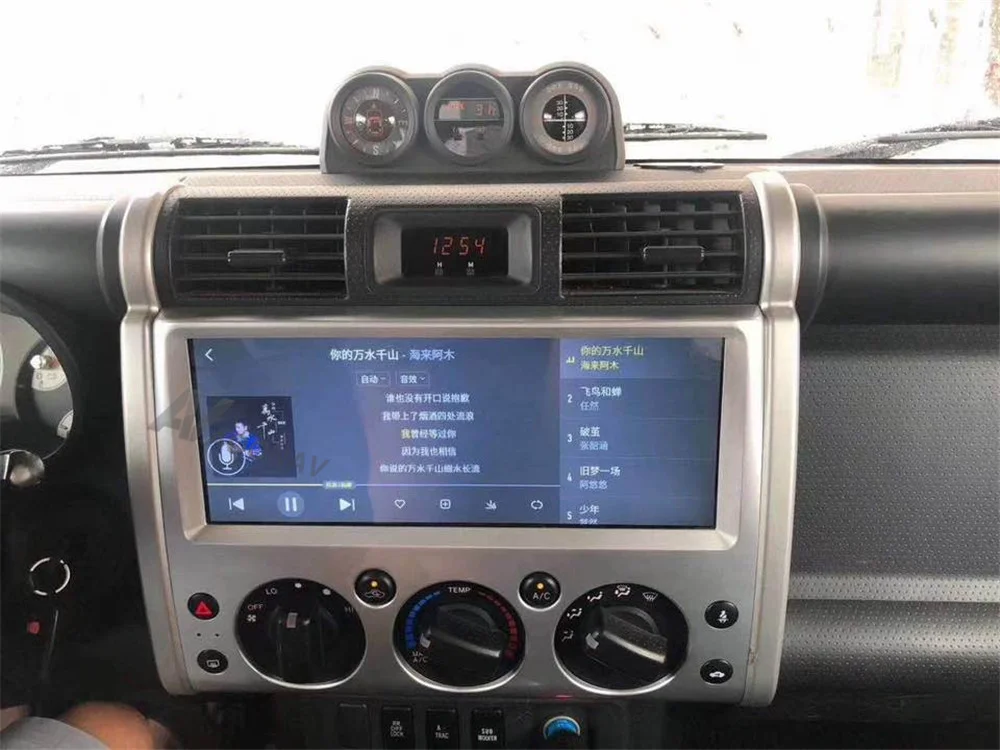 

Автомагнитола с сенсорным экраном, GPS, стерео, Android, Тесла, стиль для Toyota Land Cruiser FJ 2007-2017, автомобильная аудиосистема Для Carplay, мультимедийный п...