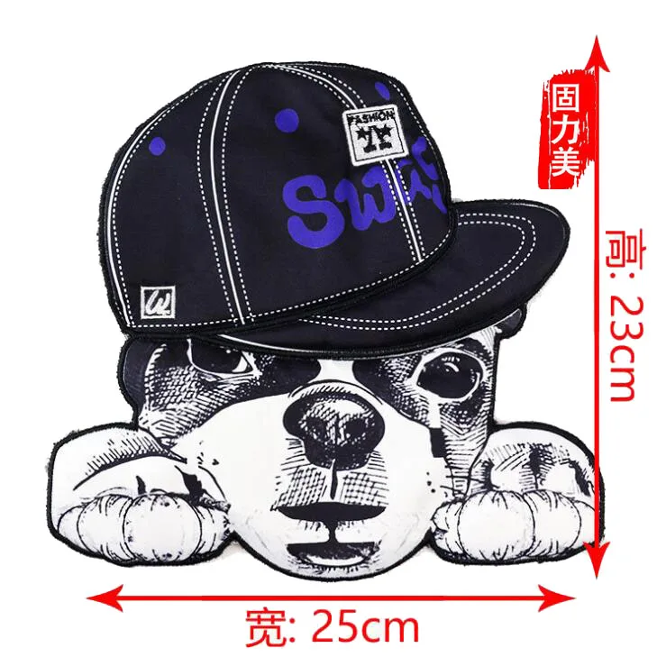 1 шт. полотенце с вышивкой в виде мультяшных животных панды собаки медведя