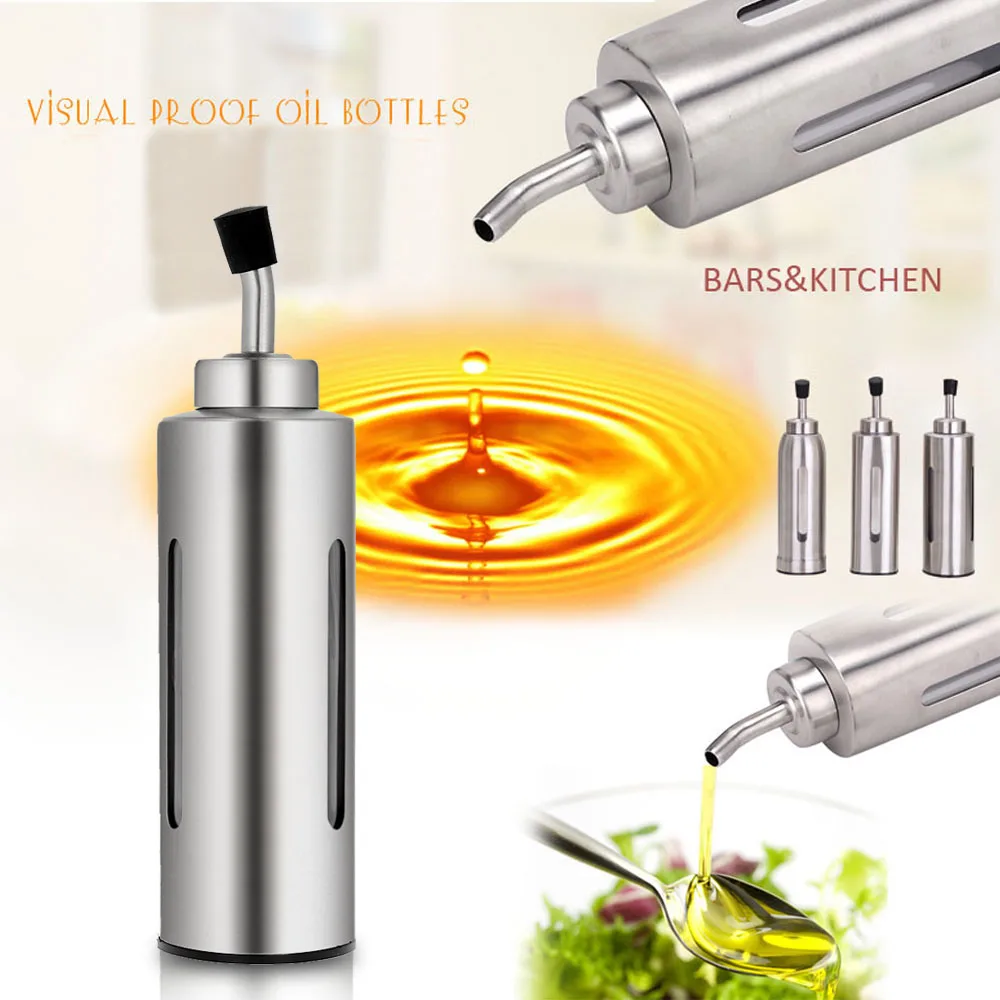 200 мл из нержавеющей стали визуально герметичный соевый соус уксус горшочек