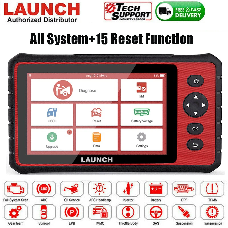Автомобильный диагностический сканер LAUNCH CRP909 OBD2 Профессиональный OBD 2 подушек