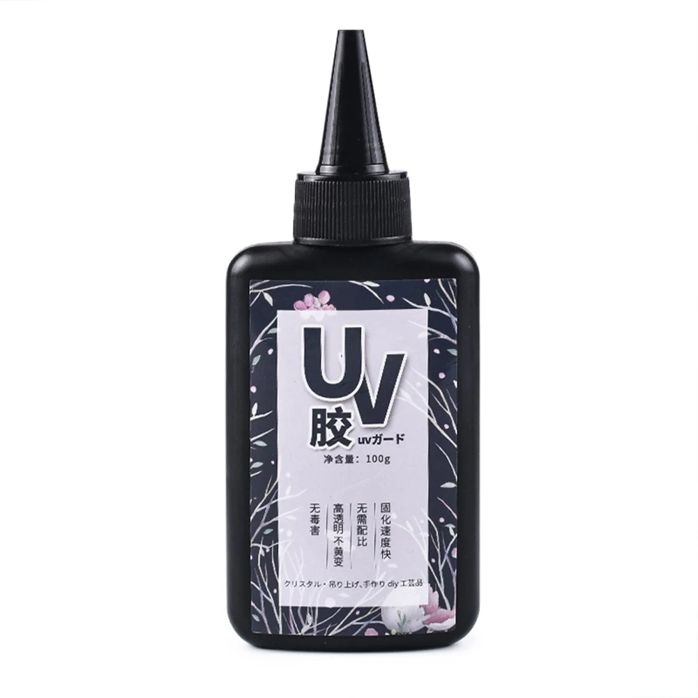 

25/60/100g UV Resin Glue Ultraviolet Curing Solar Cure Sunlight Activated Hard DIY Quick Drying For Jewelry Crafts Making Tool