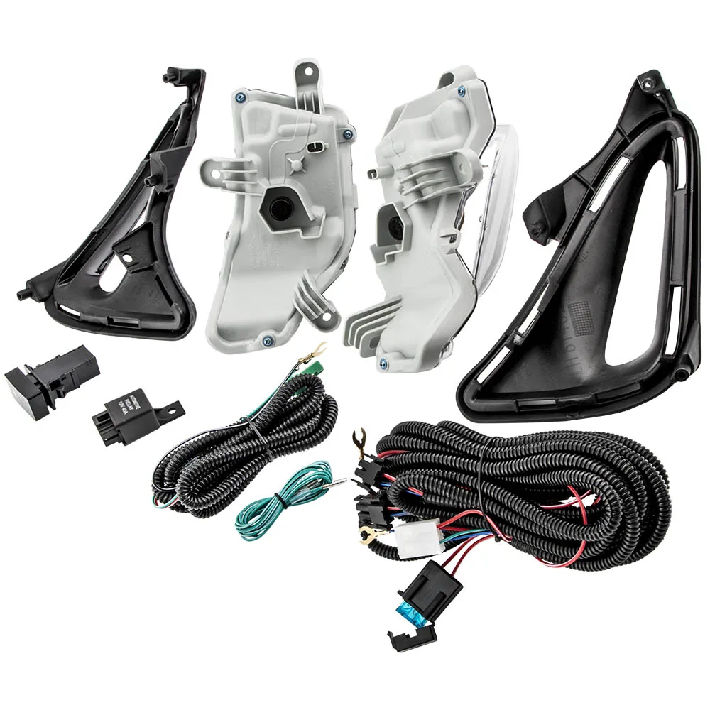 

LED Fog Lights Driver+Passenger Side Lamp Switch For Toyota Corolla 2017-2019