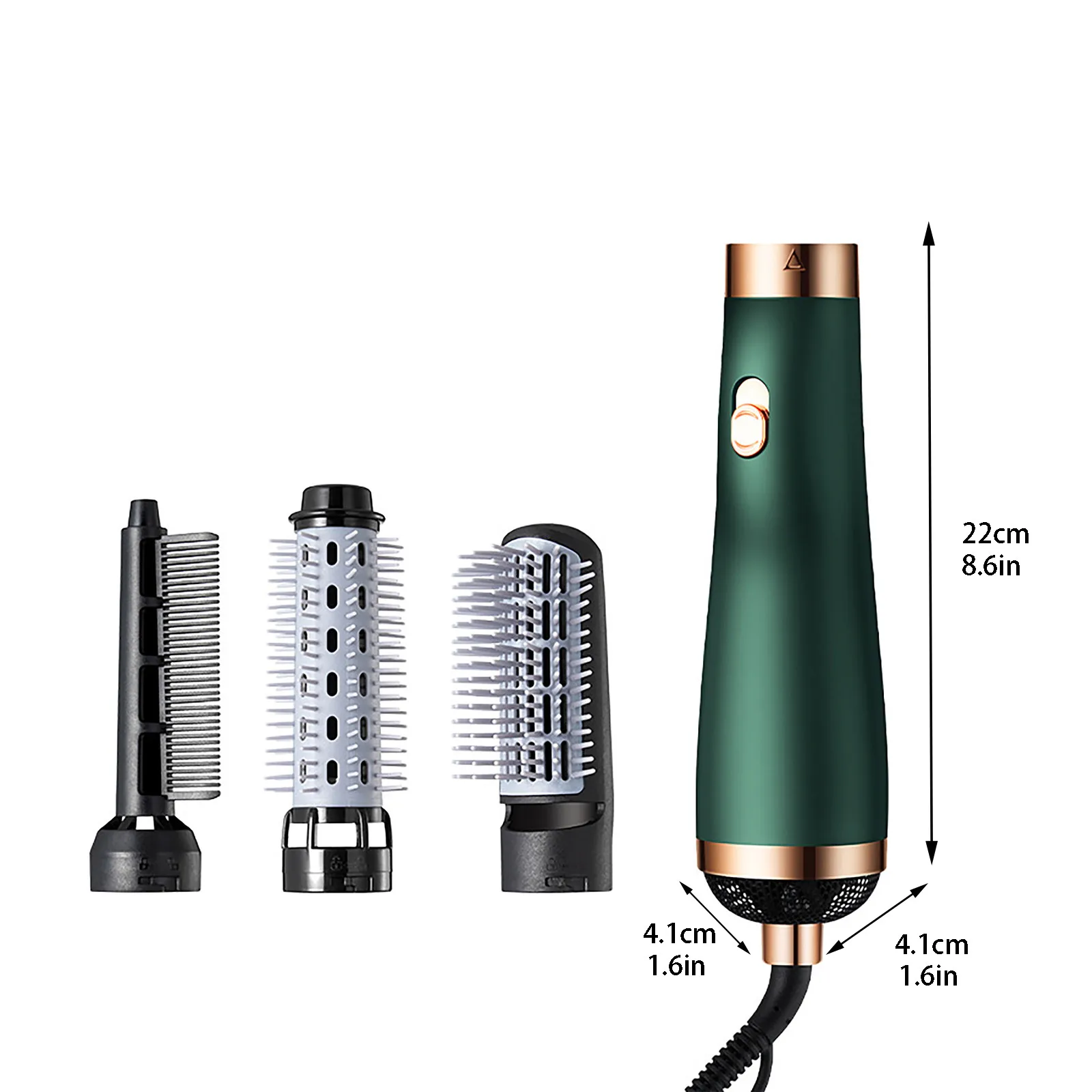 

5 In 1 Electric Ionic Hair Dryer Brush Hot Air Brush Styler Volumizer Set Hair Dryer Straightener Comb Hair Curler Hairstlying#G