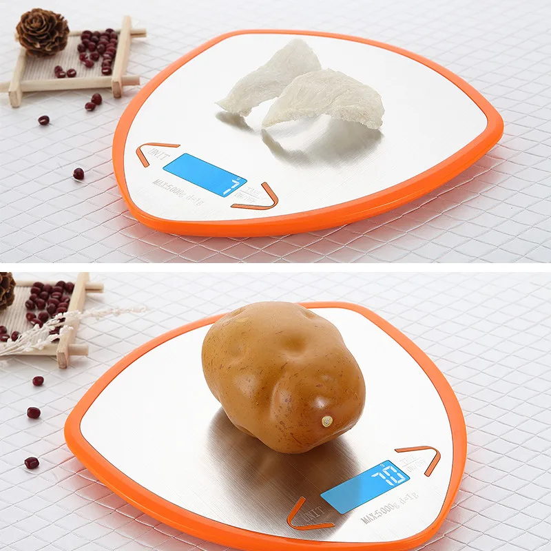 5 кг/1 г Многофункциональные цифровые весы для пищевых продуктов с светодиодный