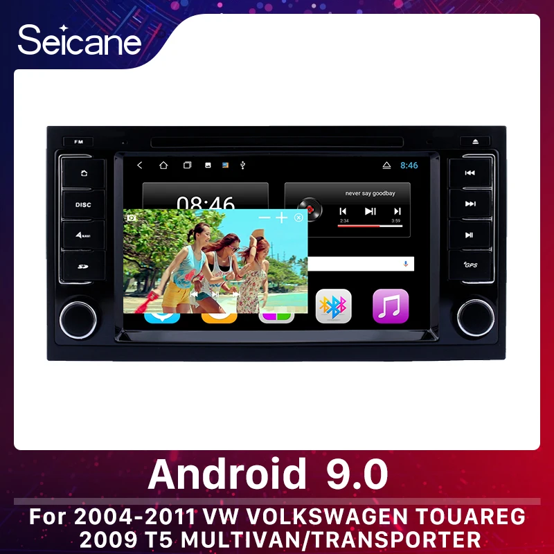 Seicane Android 9 0 автомобильный Радио GPS мультимедийный плеер для 2004 2005 2006-2011 VW Volkswagen