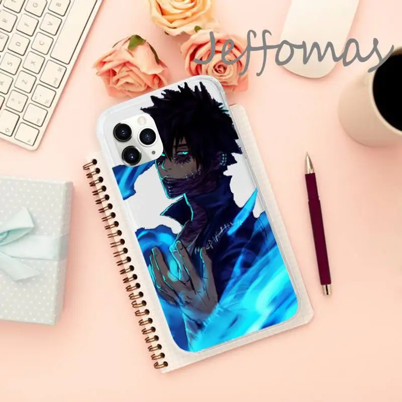 

My Hero Academia Evil devil smile Phone Case Transparent soft For iphone 5 5s 5c se 6 6s 7 8 11 12 plus mini x xs xr pro max
