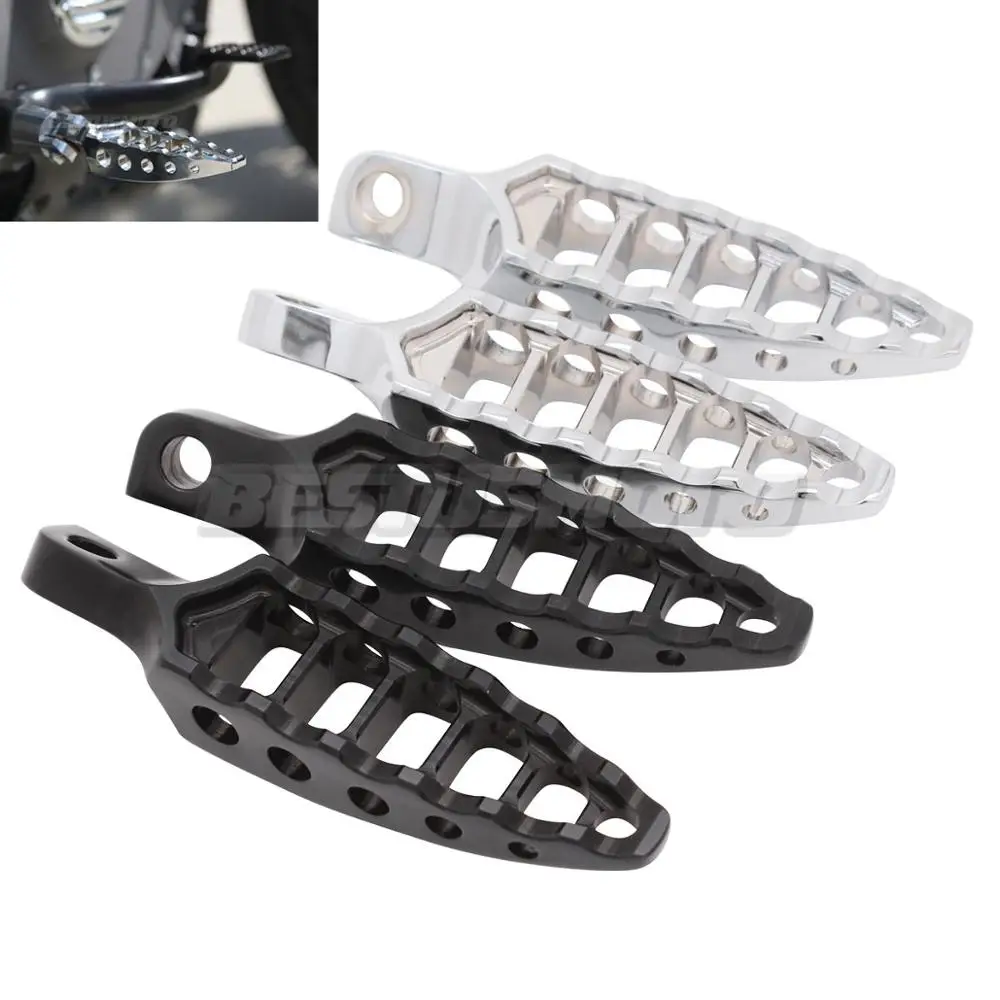 

Motorcycle CNC 45 Degrees Male-Mount Footrests Foot Pegs For Harley Sportster 883 1200 Dyna Softail Touring 1993-2015 2016