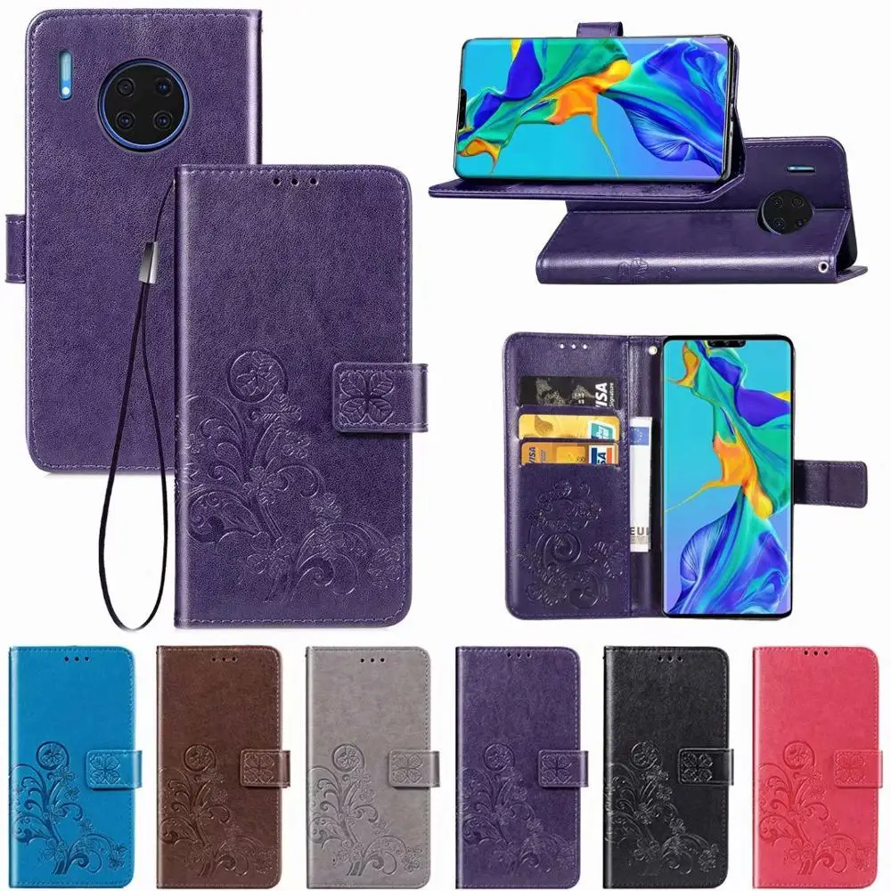 Роскошный кожаный чехол книжка с отделениями для карт и мягкий из термопластика