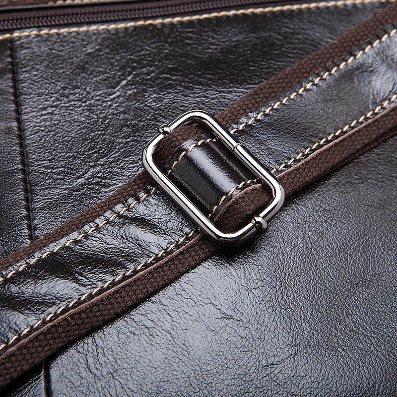 WESTAL сумка мужская натуральная кожа через плечо сумки мужские портфель клатч