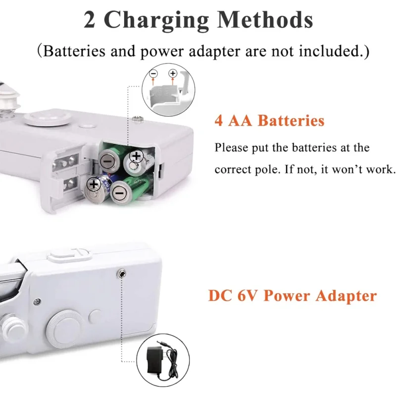 Ручная швейная машина-Беспроводная портативная электрическая