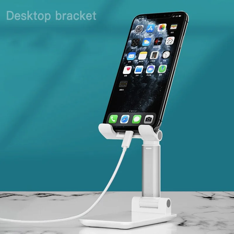 universal desktop mobile phone holder stand for iphone ipad adjustable tablet foldable table cell phone desk stand holder free global shipping