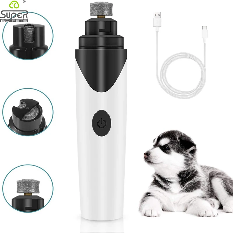 

Rechargeable Nails Dog Cat Care Grooming USB Electric Pet Dog Nail Grinder Trimmer Clipper Pets Paws Nail Cutter Beatuy Product