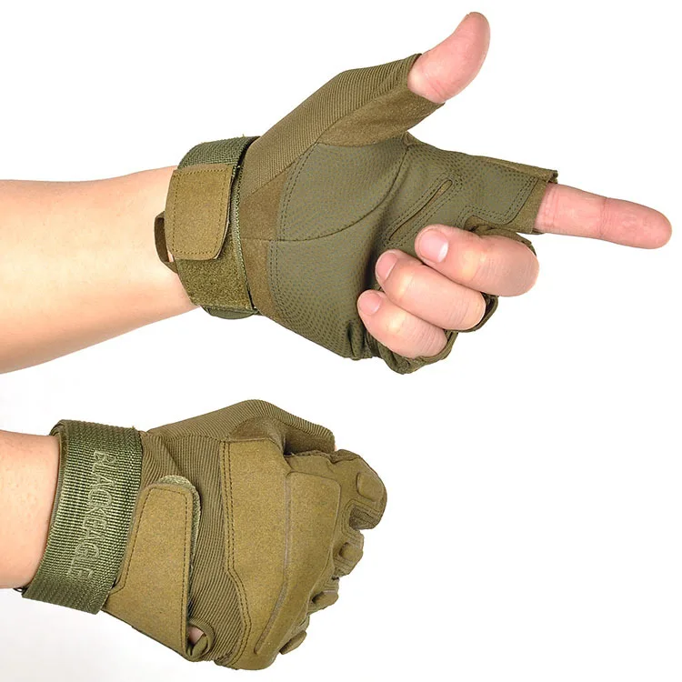 

Мотоциклетные Перчатки Открытый Тактические Airsoft спортивные перчатки без пальцев в стиле милитари Для мужчин армейские съемки Охота для ве...