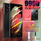 Закаленное УФ-стекло для Samsung Galaxy S22 Ultra S21 S10 Plus Note 20 Ultra S9, защита экрана S22 S20 Plus S10 E S8 Note 8 9 10