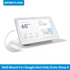SPORTLINK настенный кронштейн для Google Nest Hub Holder Alexa Echo Show 8 1-го 2-го поколения полка Встроенный кабель управления