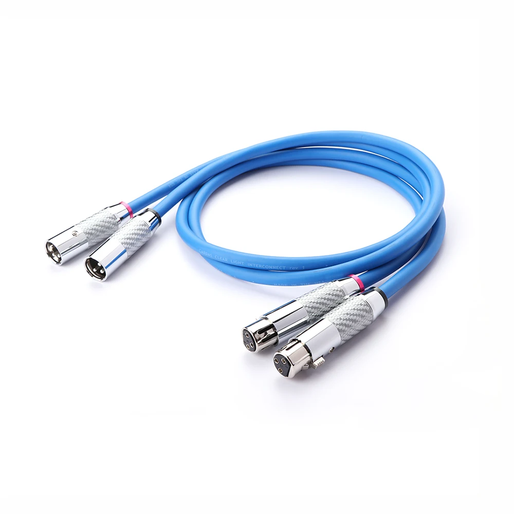 Сбалансированный кабель Cardas Clear светильник XLR из углеродного волокна 3Pin Plug