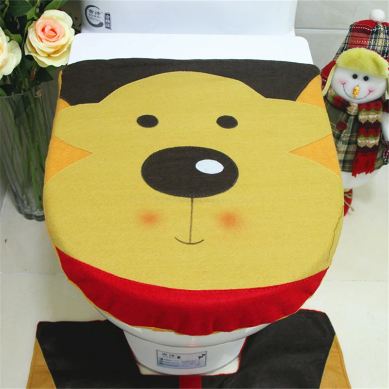 1 шт. Новогодние декоративные крышки для унитаза|Чехлы на сиденья унитаза| |