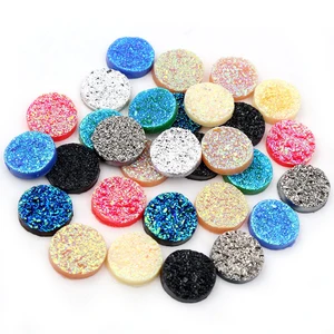 Новая мода 50 шт 12 мм смешанные цвета Рудный стиль плоский задник Кабошоны Камея Кабошоны ювелирные аксессуары Оптовая продажа поставки