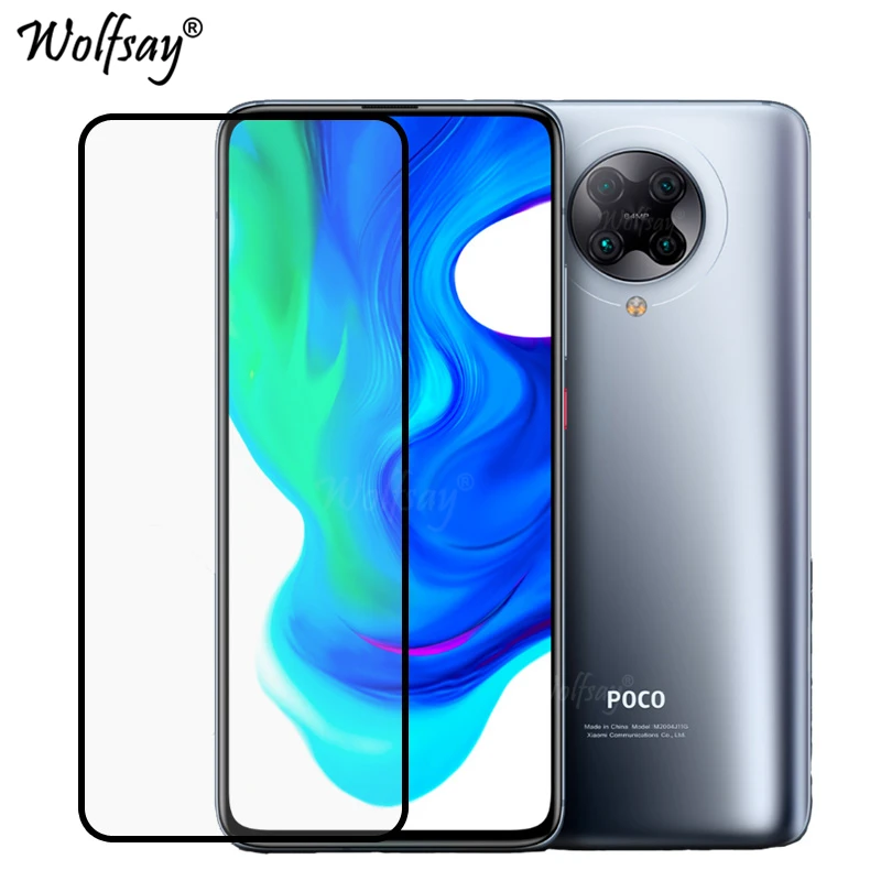 Закаленное стекло с полной проклейкой для Xiaomi Poco F2 Pro Защита экрана X3 M3 камеры