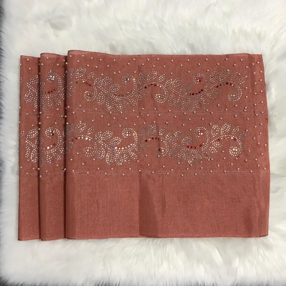 Африканский шарф Aso Oke с камнями головной убор ткань нигерийский дизайн Asooke