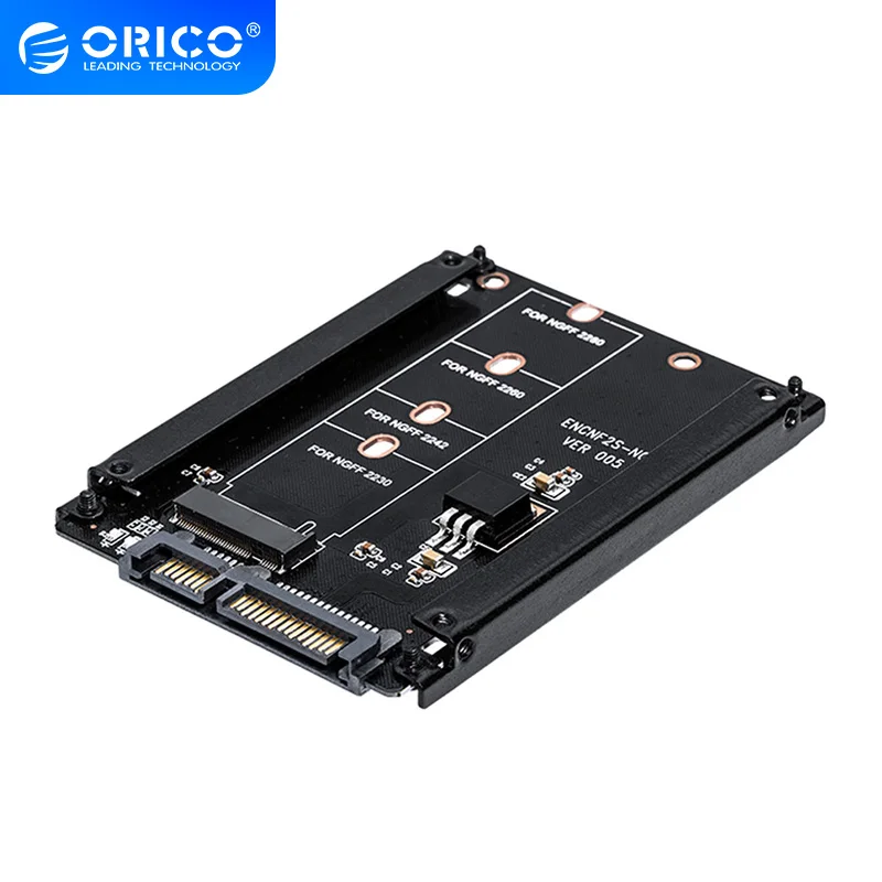 Твердотельный накопитель ORICO M.2 NGFF (SATA) SSD на 2 5 SATA адаптер для 2230/2242/2260 мм M2