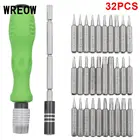 Набор прецизионных магнитных отверток, 32 в 1, Набор отверток для ремонта телефонов, компьютеров, ноутбуков