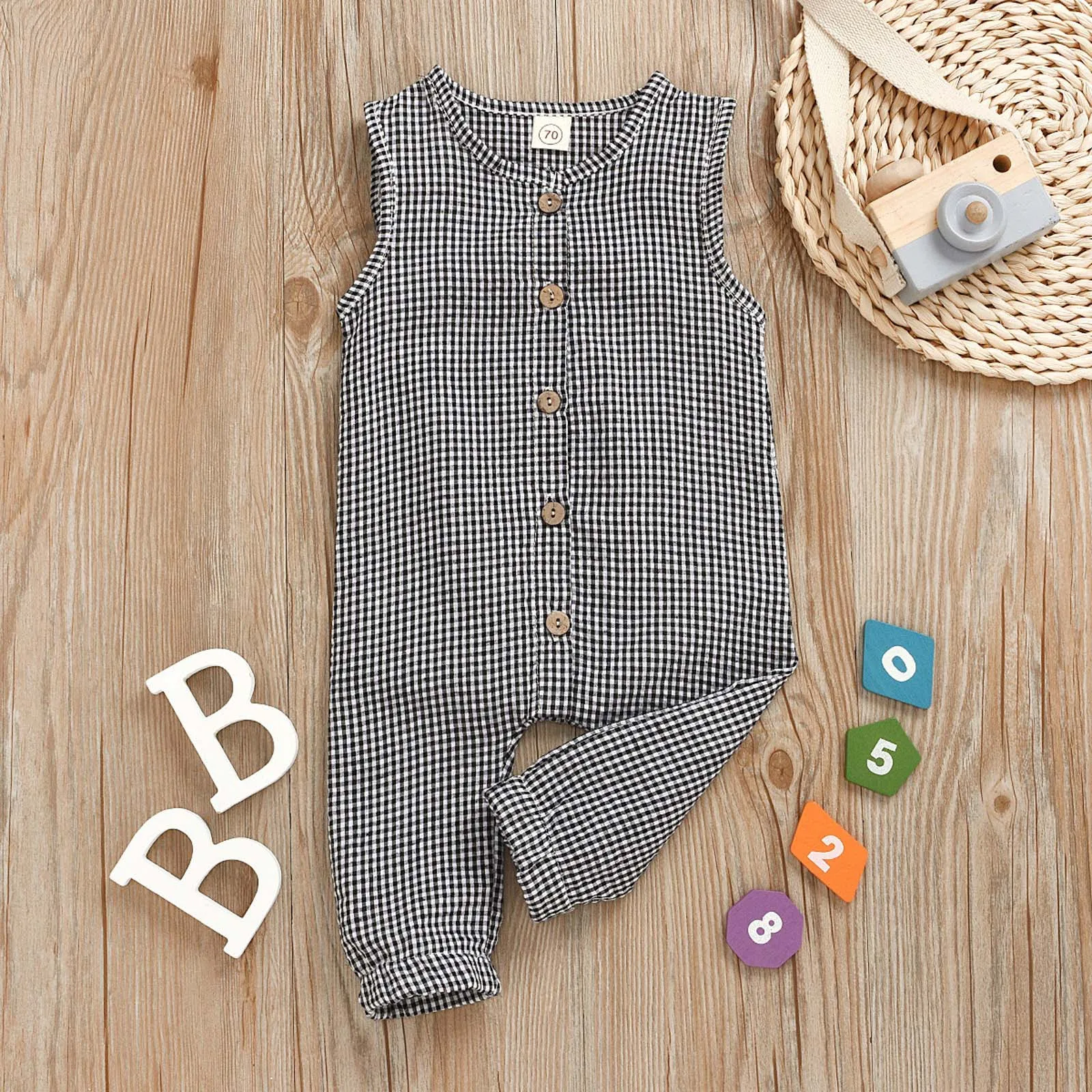

Gilrs Sleeveless Romper Bodysuit Summer Print Lattice Outdoor Cute Fashion vetement fille ropa niÃ±a meisjes kleding#L4