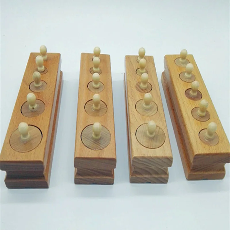 Новые Строительные блоки Монтессори для раннего развития детей эффективные