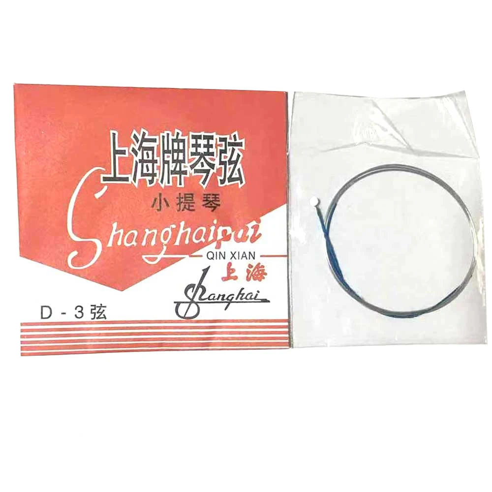 4 шт./компл. E/A/D/G Струны для скрипки Shanghai хромированные стальные струны 1/2 ниже 3/4 4/4