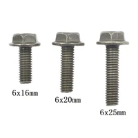 10pcs 16mm 20mm 25mm long bolt for 6mm nut car body metal screw rivet fastener