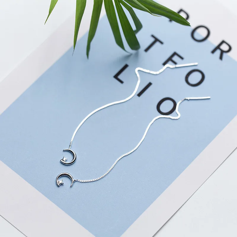 Trustadavis модные серьги подвески из стерлингового серебра 925 пробы с длинной