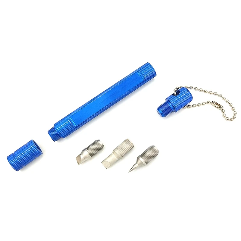 

Golf Club Cleaner And Iron Wedge Groove Sharpener Tool With 3 Replaceable Cutters, Easily Apply To Different Scenarios