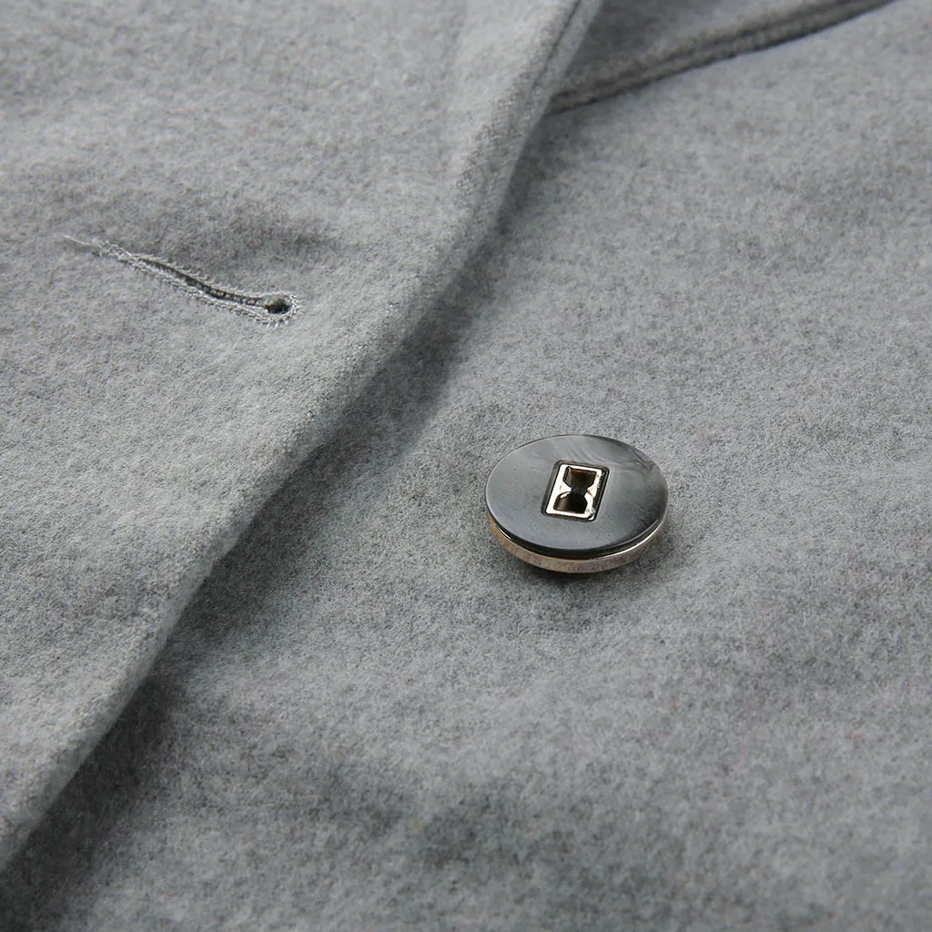 Женское шерстяное пальто SAGACE однотонное с длинными рукавами и пряжкой длинным