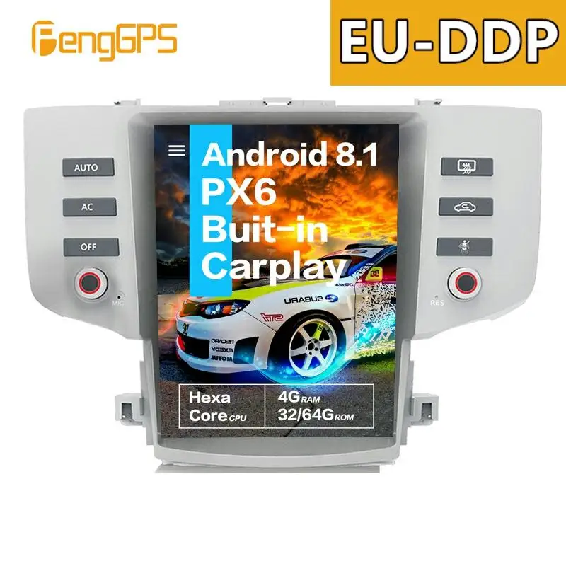 12 1 &quotTesla Android 8.1PX6 4 + 64 Гб Голосовое управление встроенный CARPLAY автомобильный