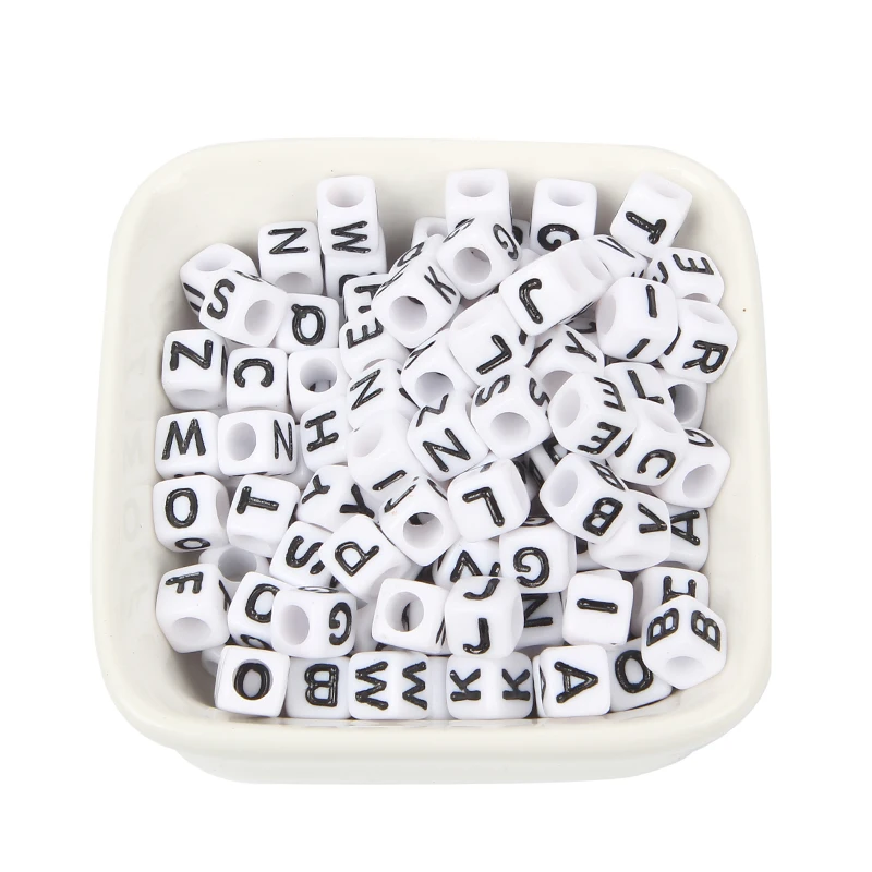 Бусины акриловые разноцветные для самостоятельного изготовления ювелирных