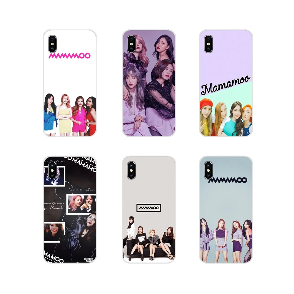 Аксессуары чехлы для телефонов Mamamoo KPOP girls Apple iPhone X XR XS MAX 4 4S 5 5S 5C SE 6 6S 7 8 Plus ipod touch